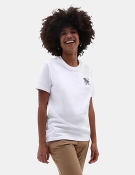 Camiseta Vans Audience Bff Blanco Para Mujer