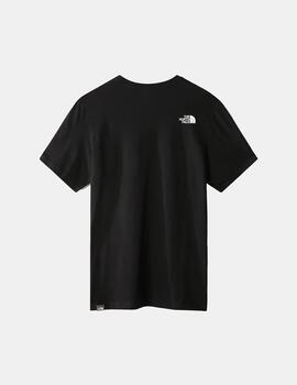 Camiseta North Face Coordinates Negro Para Hombre