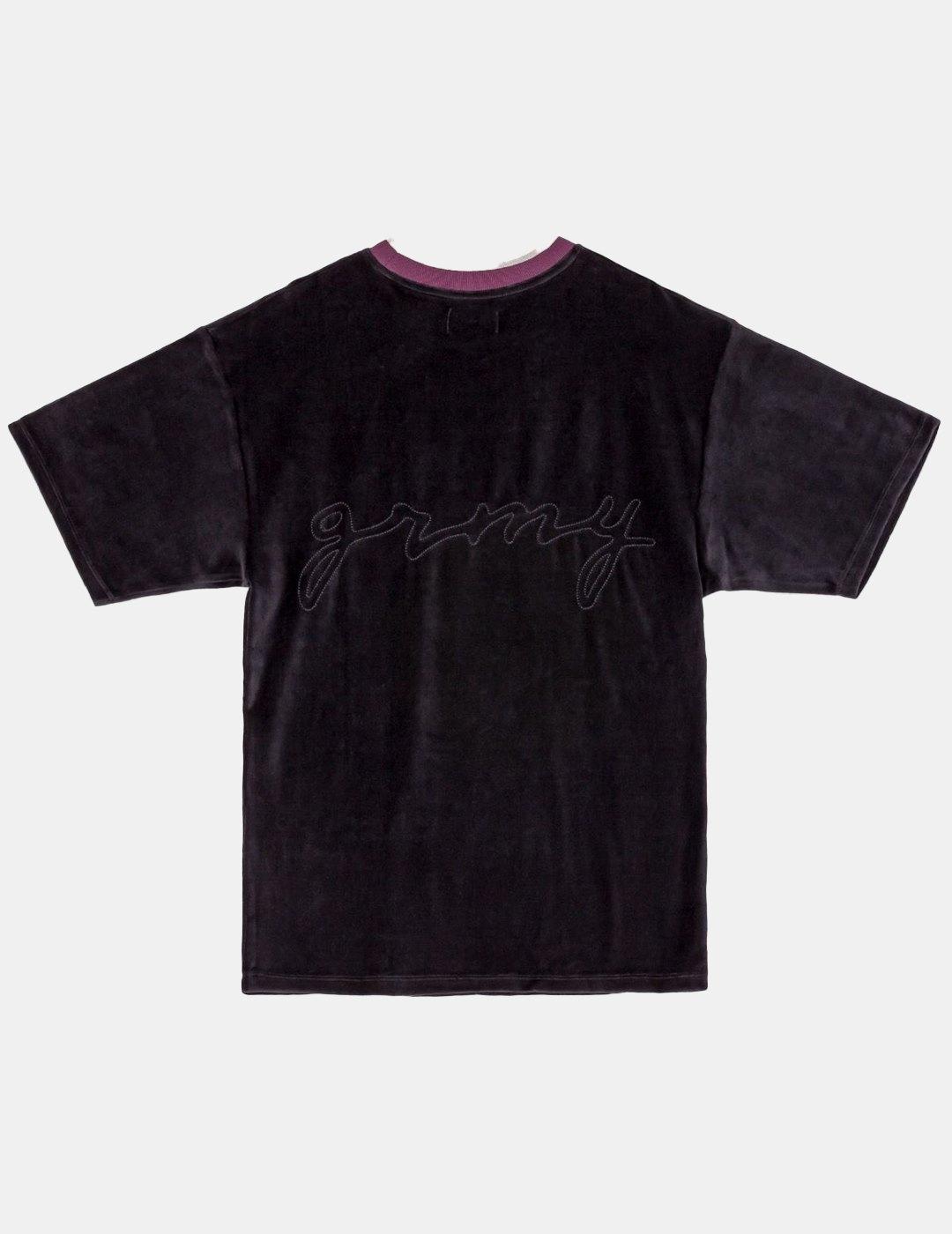 Camiseta Grimey Iam Velvet Oversized Negro Para Hombre