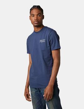 Camiseta Fox Out And About Azul Para Hombre