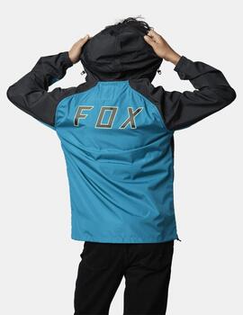 Cortavientos Fox Leed Azul Para Hombre