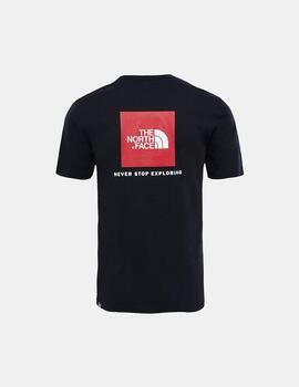 Camiseta The North Face Red Box Negro Para Hombre